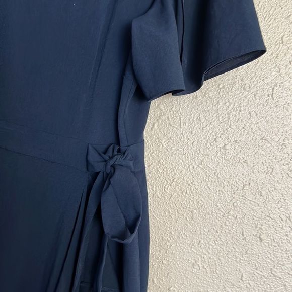 ALEX MARIE embroidered navy blue dress - Picture 6 of 11